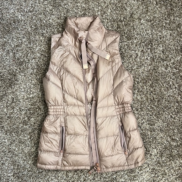 Athleta Jackets & Coats Athlete Vest Medium Tanrose Gold Poshmark